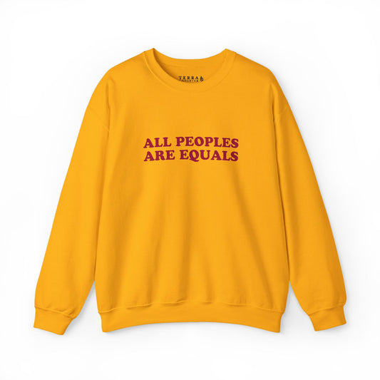 All Peoples Are Equals Adult Sweatshirt (multicolors)