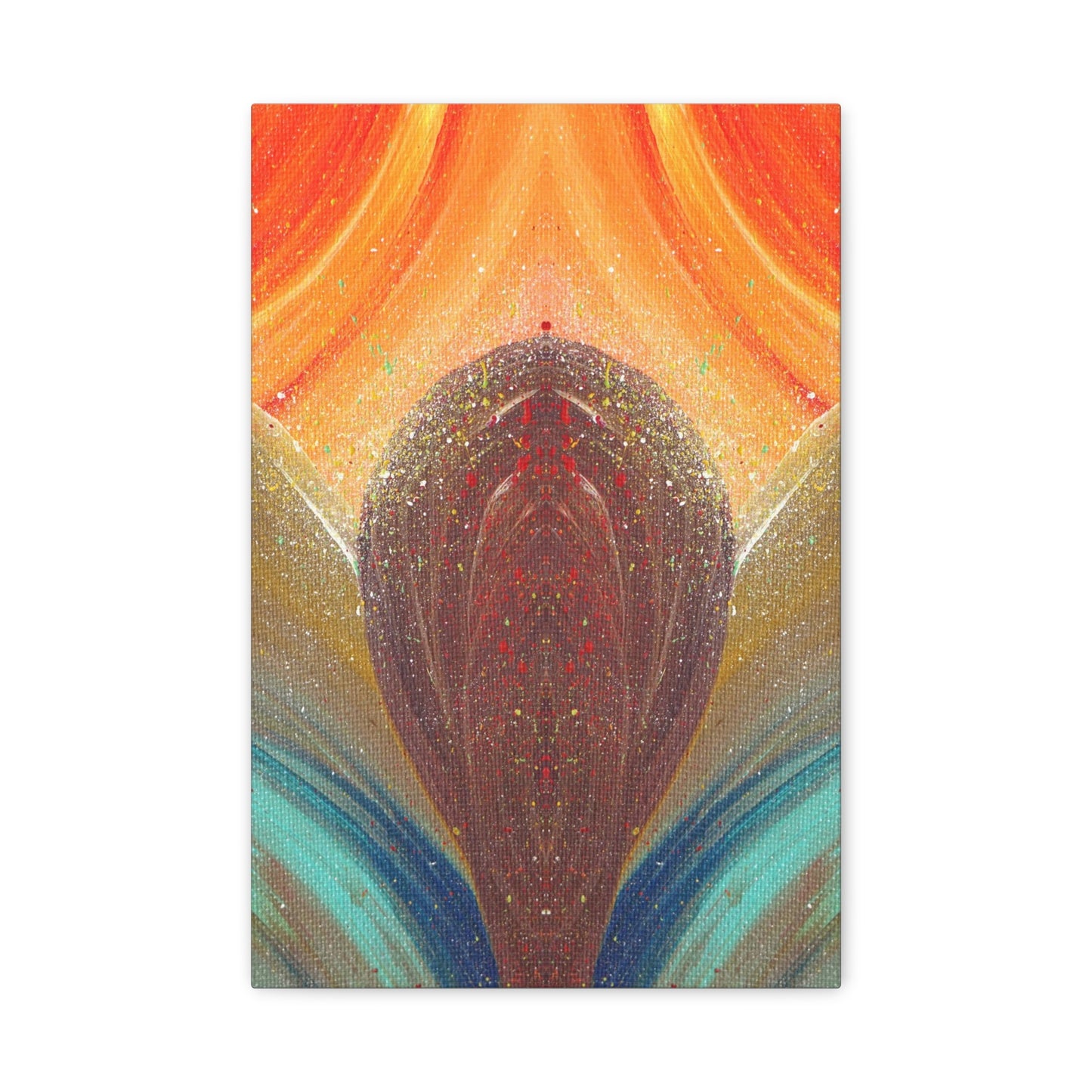 Flow of Magnetism Canvas Print | Abstract Art