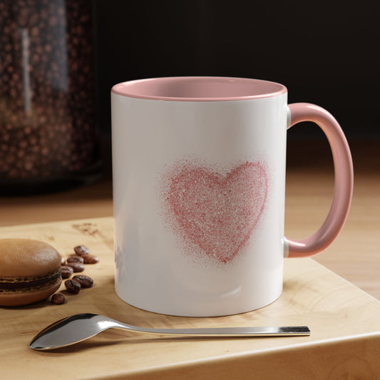 Insufferable STFU Pink Heart Ceramic Mug (11, 15oz)