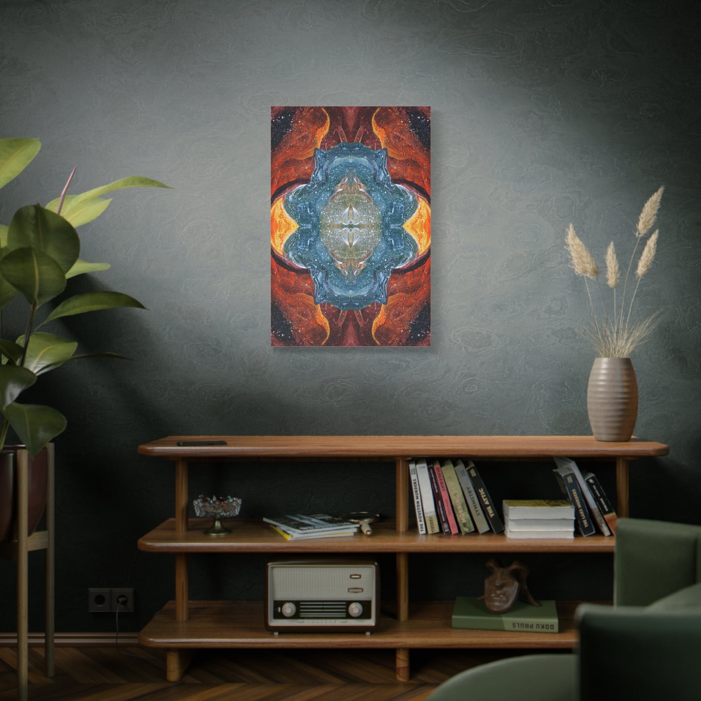 Cosmic Cell Division Canvas Print | Abstract Art