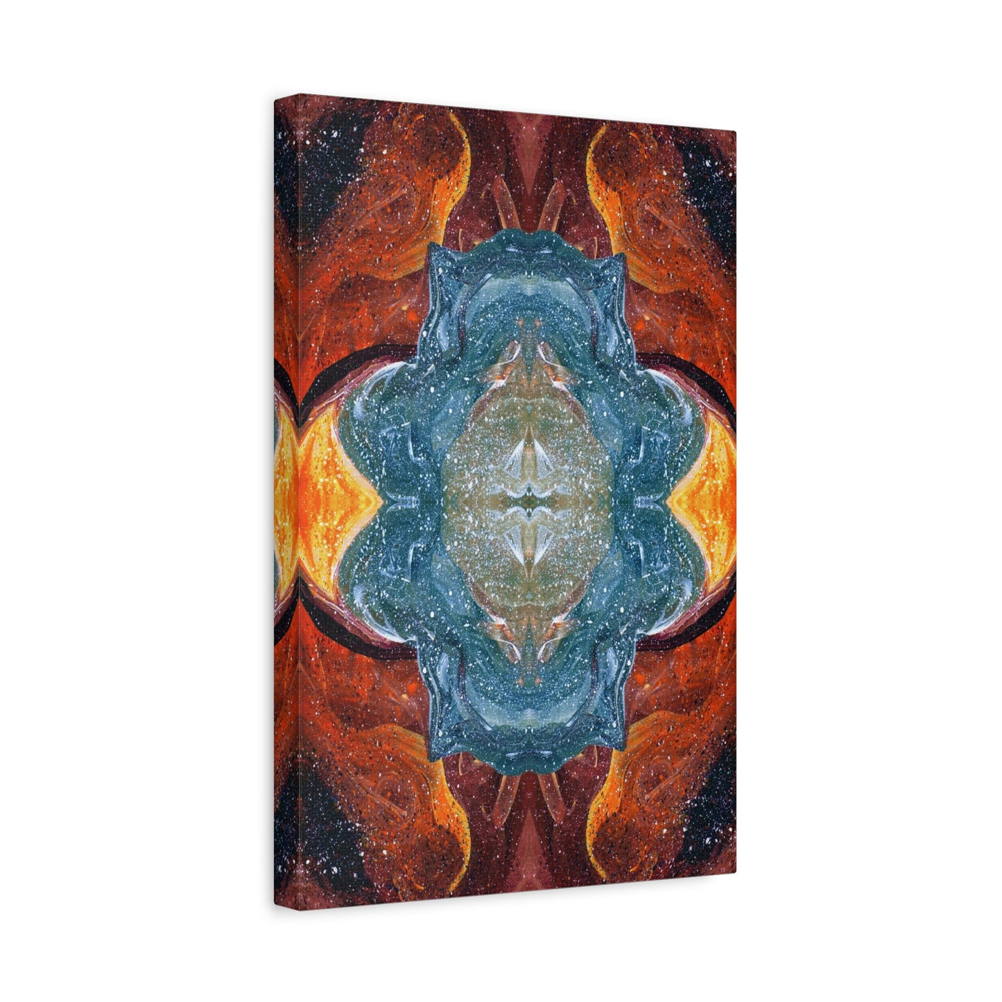 Cosmic Cell Division Canvas Print | Abstract Art