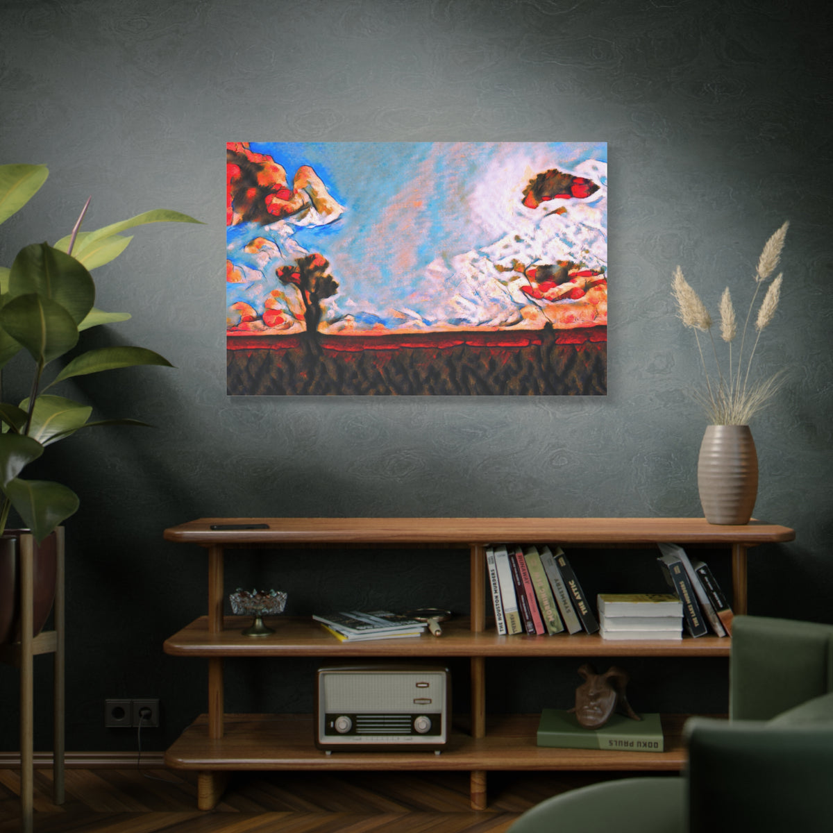 The Living Earth Canvas Print | Abstract Art