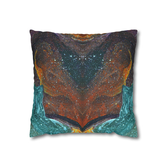 The Symmetry of Life Faux Suede Throw Pillow Case (multi sizes)