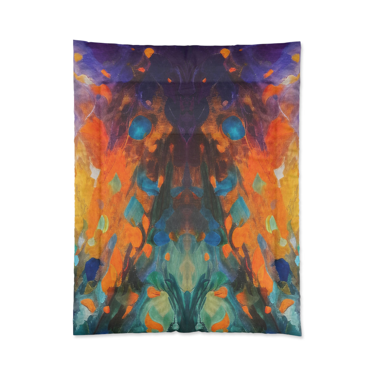 Dog Star Rises Polyester Comforter | Abstract Art Blanket