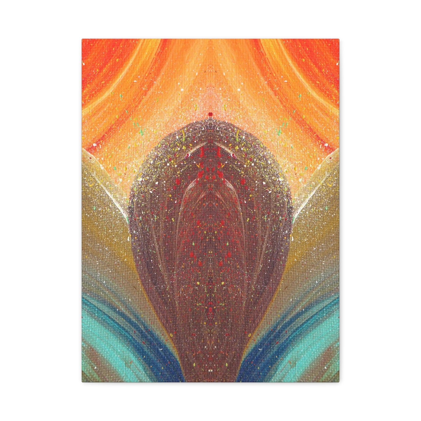 Flow of Magnetism Canvas Print | Abstract Art