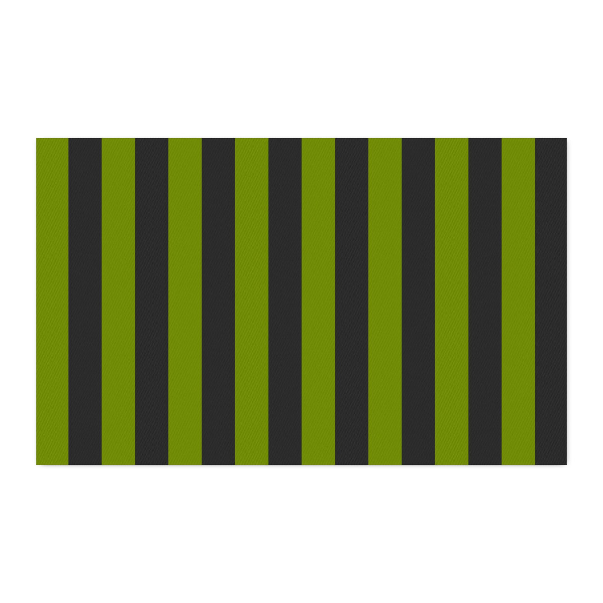 Avocado Green Stripes 100% Cotton Twill Fabric