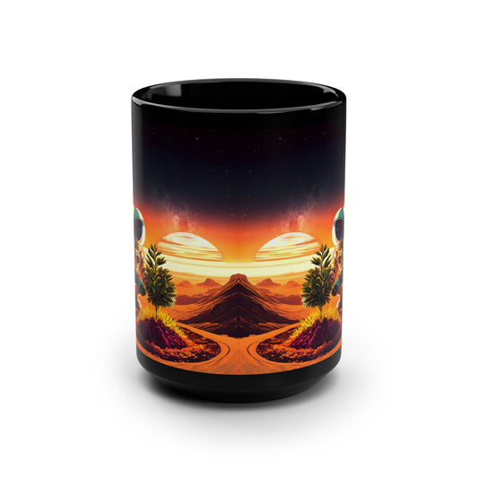 A Promethean Fable 15oz Black Mug