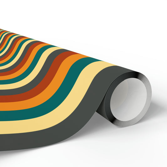 Autumn Stripes Wrapping Paper Roll (3 sizes)