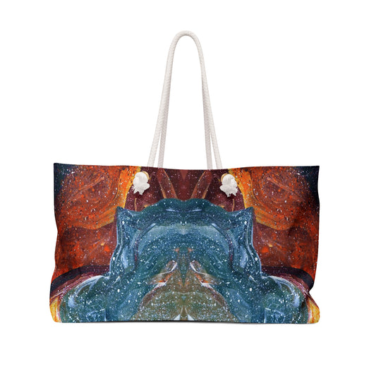 Cosmic Cell Division Art Weekender Bag