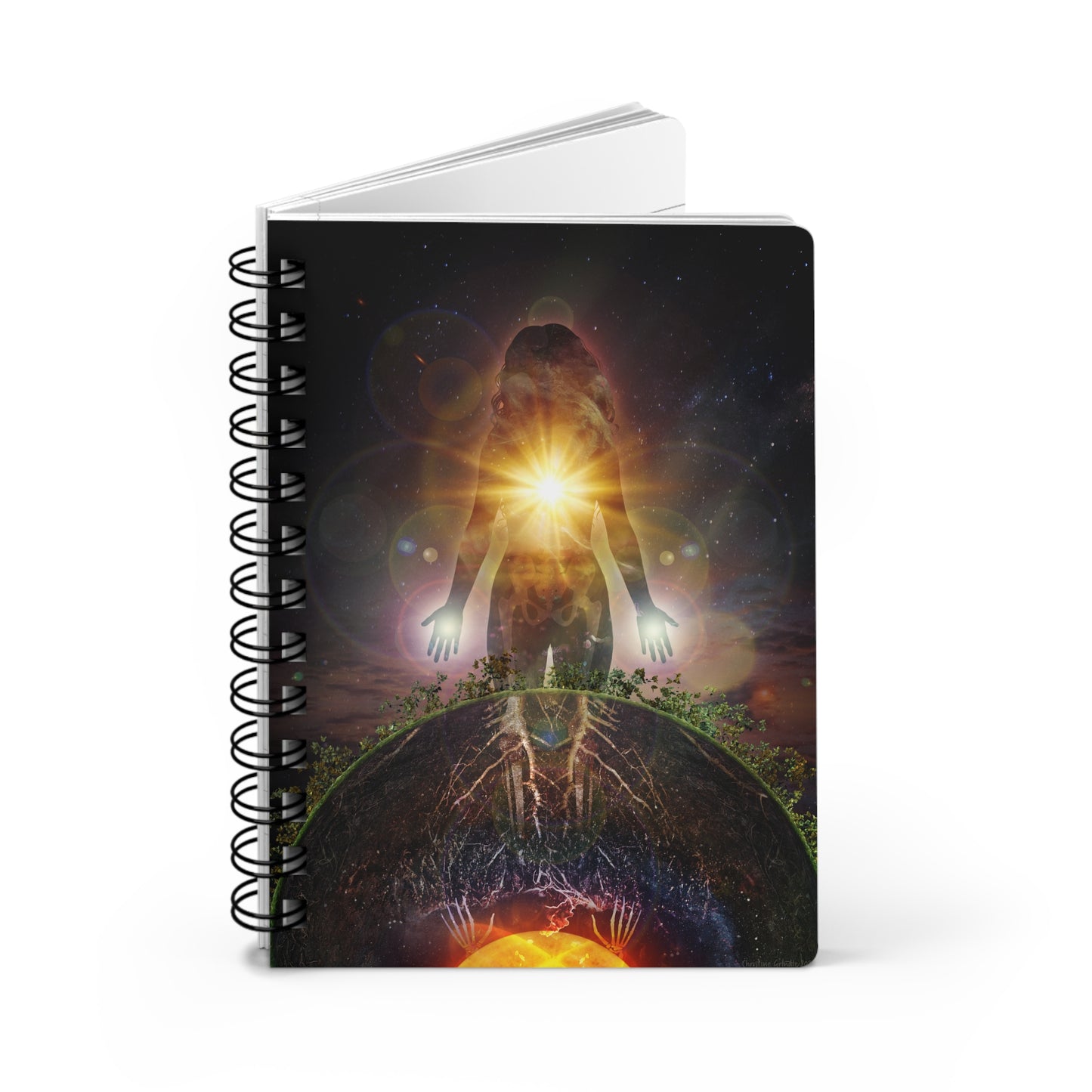 Persephone's Divinity Spiral-Bound Lined Notebook