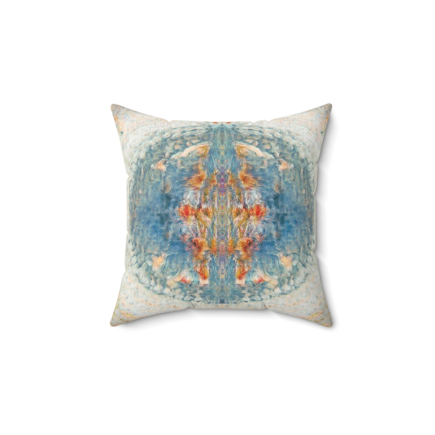 Water Spirits Faux Suede Throw Pillow