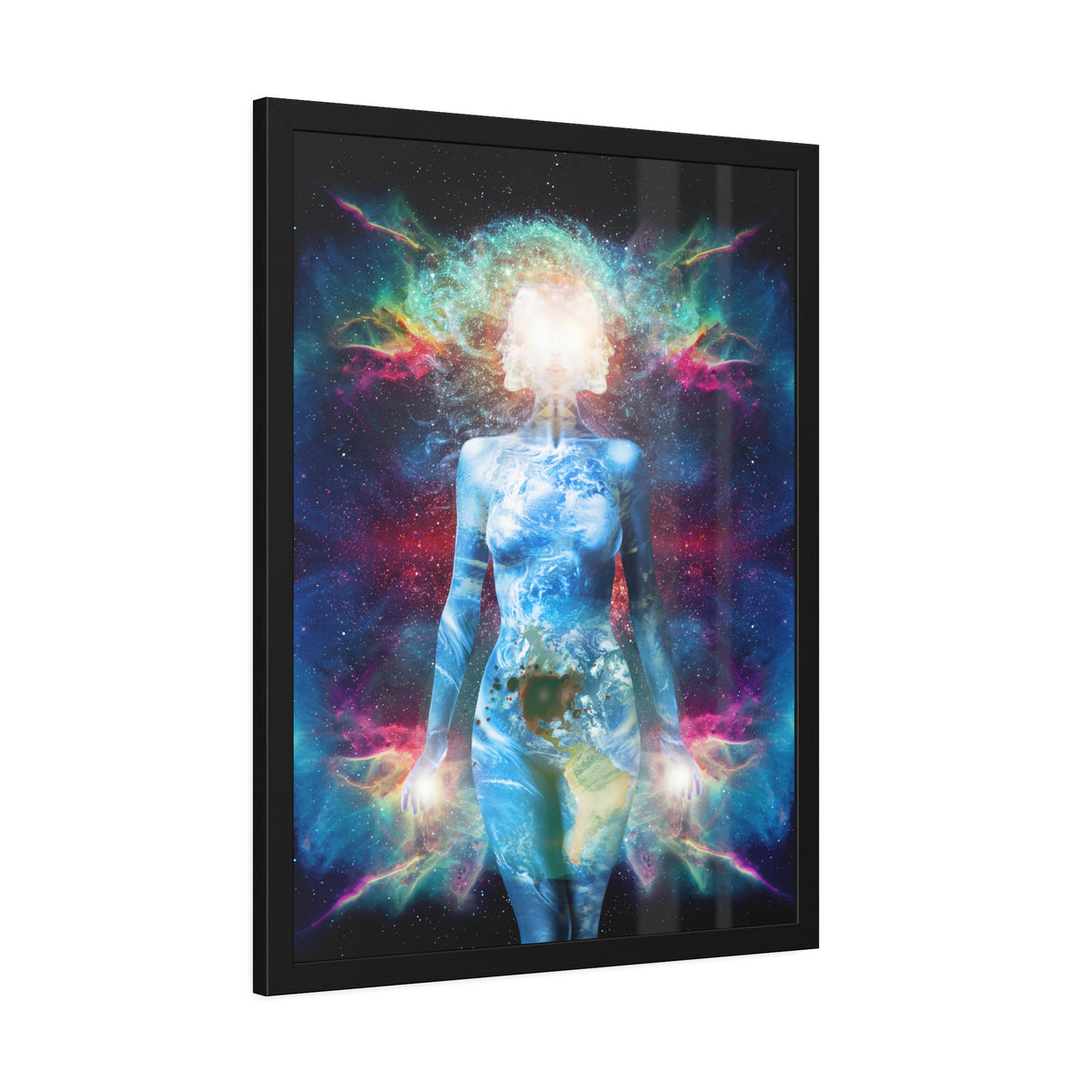 21st Century Gaia Framed Print | Surreal Art