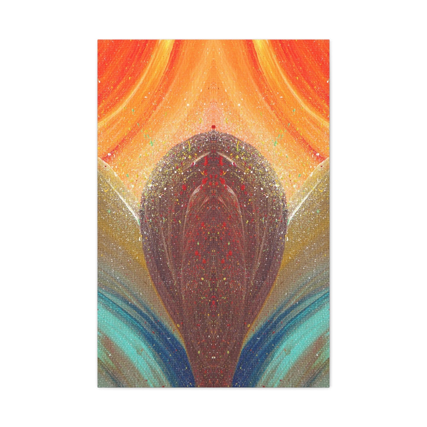 Flow of Magnetism Canvas Print | Abstract Art