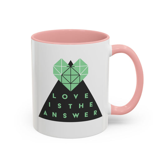 Love is the Answer Ceramic Mug (11, 15oz)