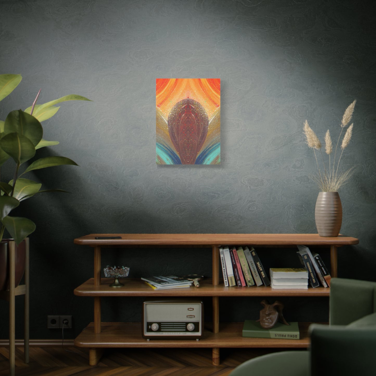 Flow of Magnetism Canvas Print | Abstract Art