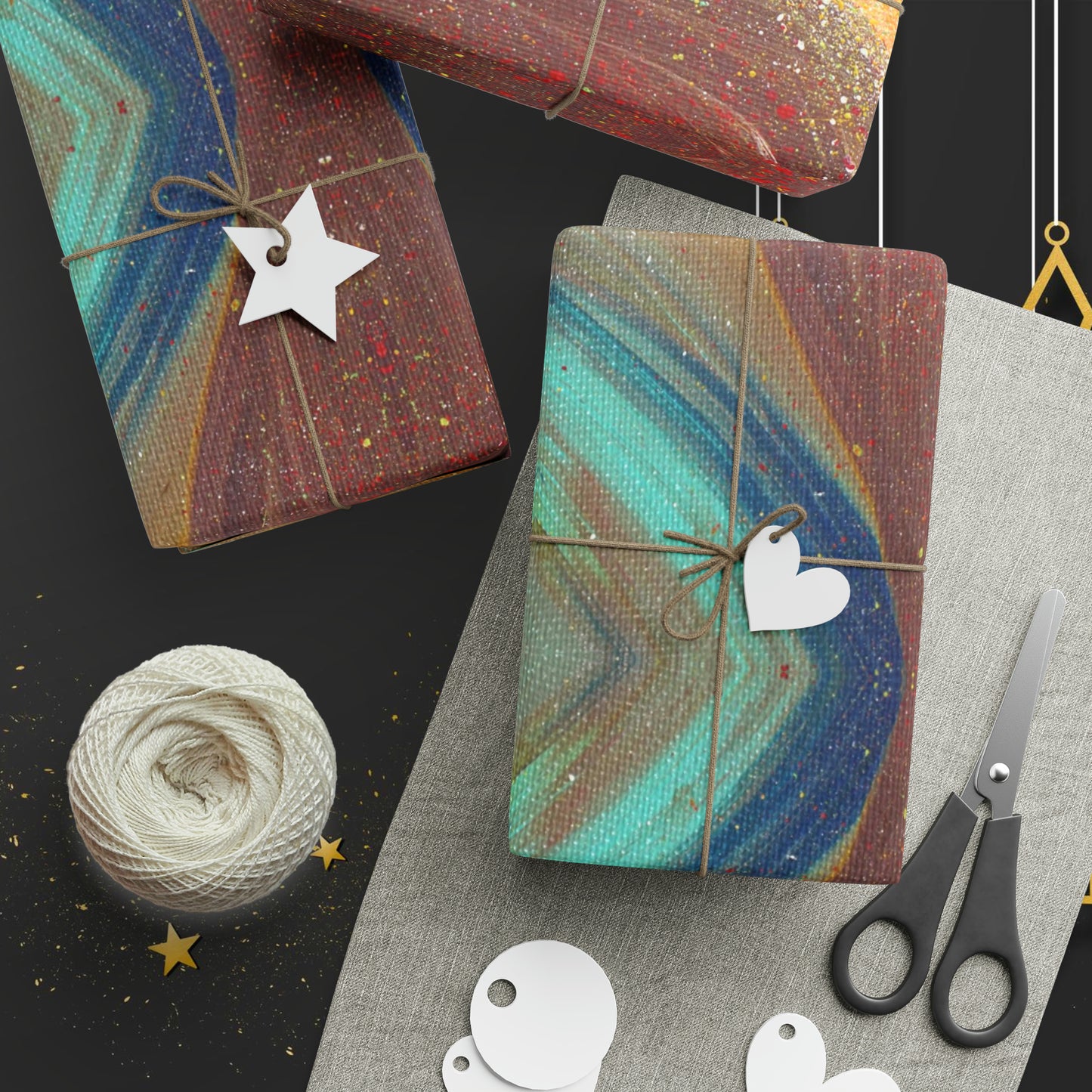 Flow of Magnetism Wrapping Paper Roll (3 sizes)