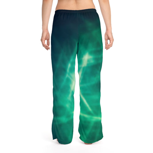 Electric Green Light Women's Pajama Pants