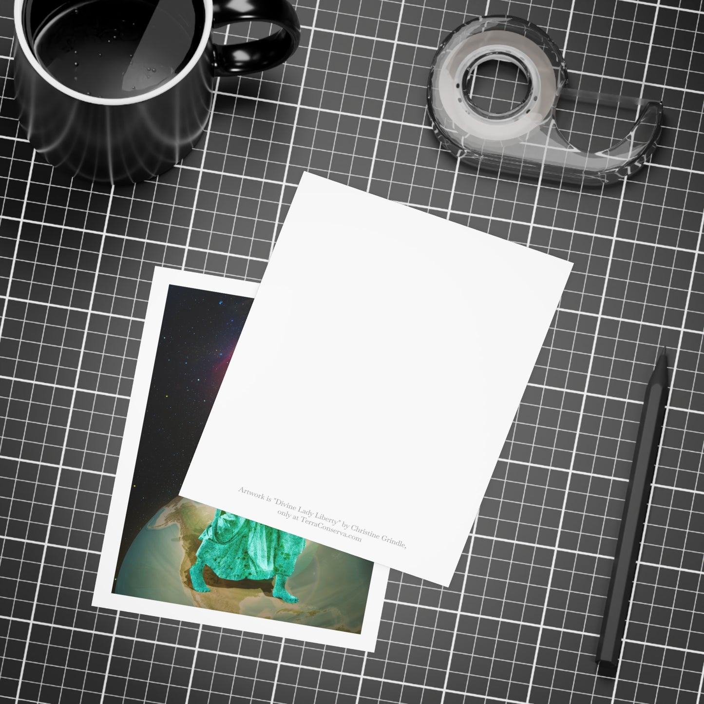 Divine Lady Liberty Blank Card Bundles (w/envelopes)