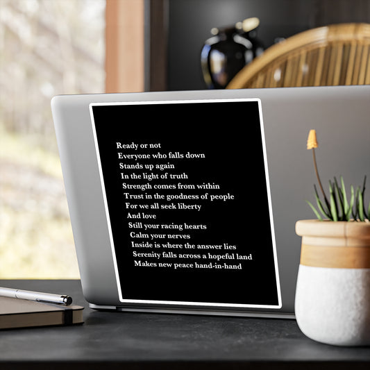 SOS Liberty Vinyl Decal Sticker