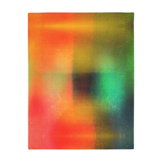 Summer Colors Double-Sided Velveteen Blanket (multi-size)