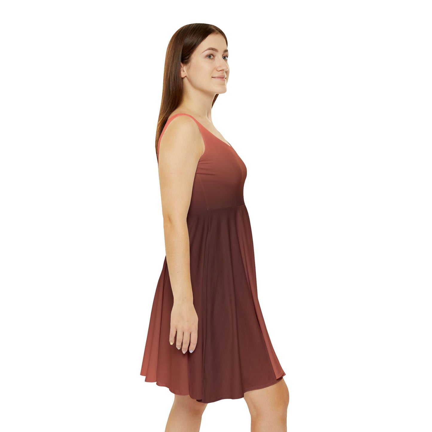 Rose Quartz Ombré Women's Skater Dress