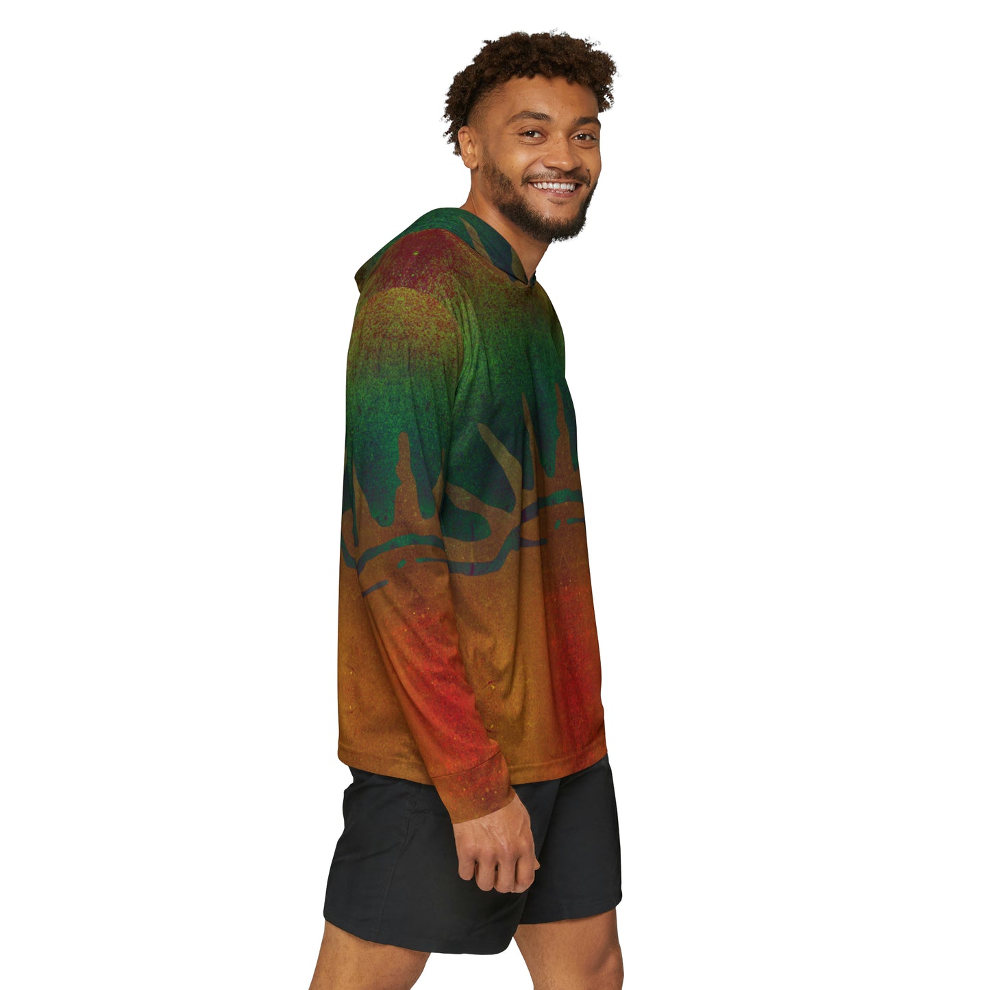Autumn Sun Vibes Men's Performance Hoodie