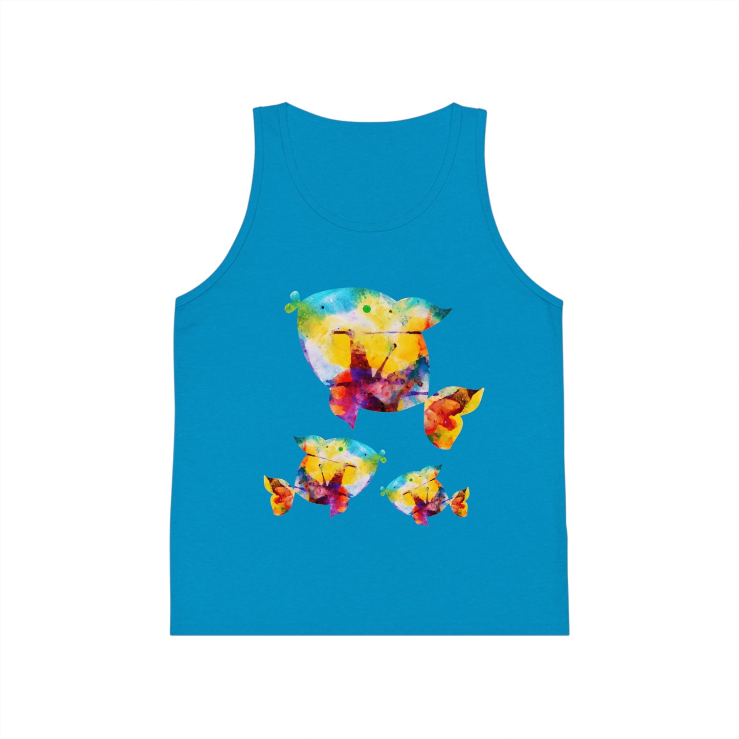 Happiness is a Painted Fish Kids' Tank (multi colors available)