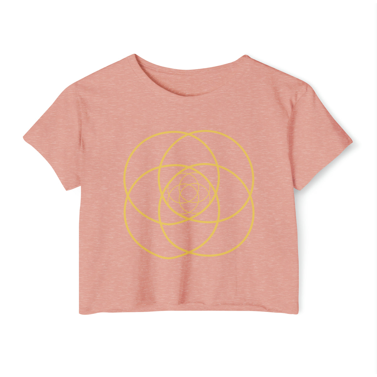 Intersecting Circles Women's Crop Top