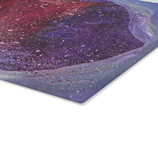 Plato's Cave Painting Tempered Glass Cutting Board (2 sizes)