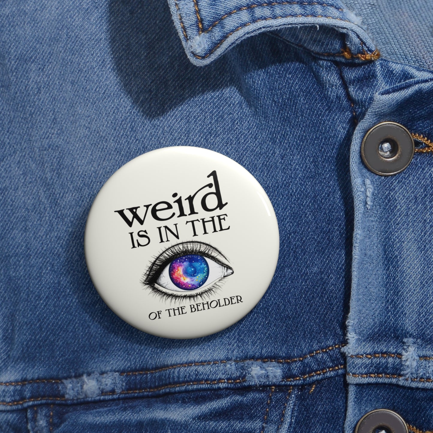 Weird Eye Metal Pin | Made in the USA