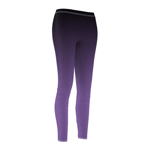 Amethyst Purple Ombré Women's Extra Soft Brushed Suede Leggings