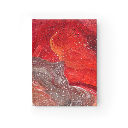 Waves of Creation Hardcover Blank Journal
