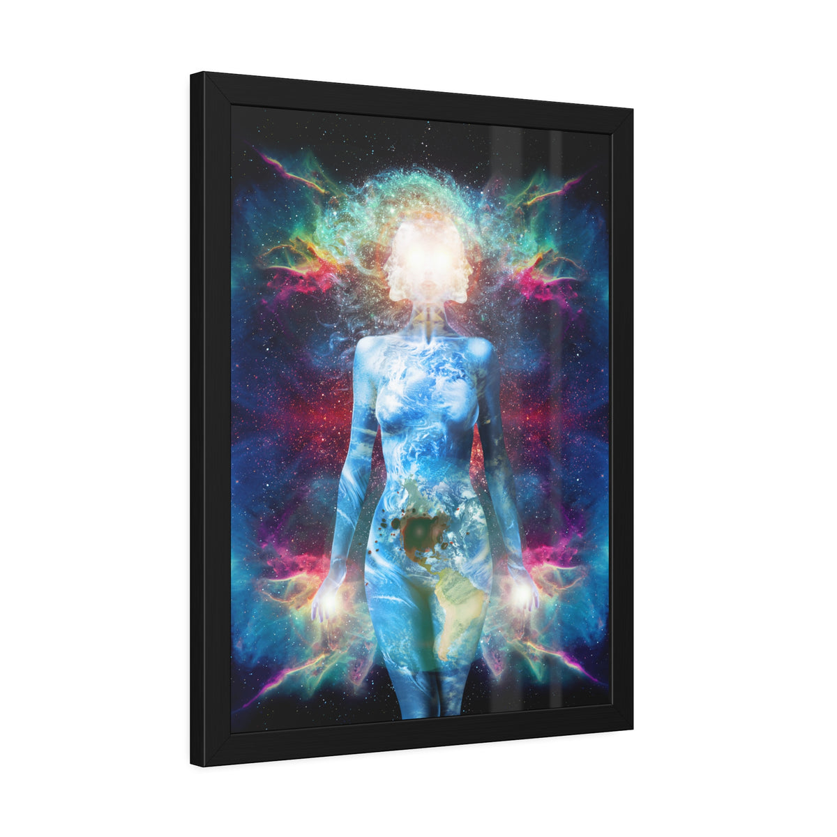 21st Century Gaia Framed Print | Surreal Art