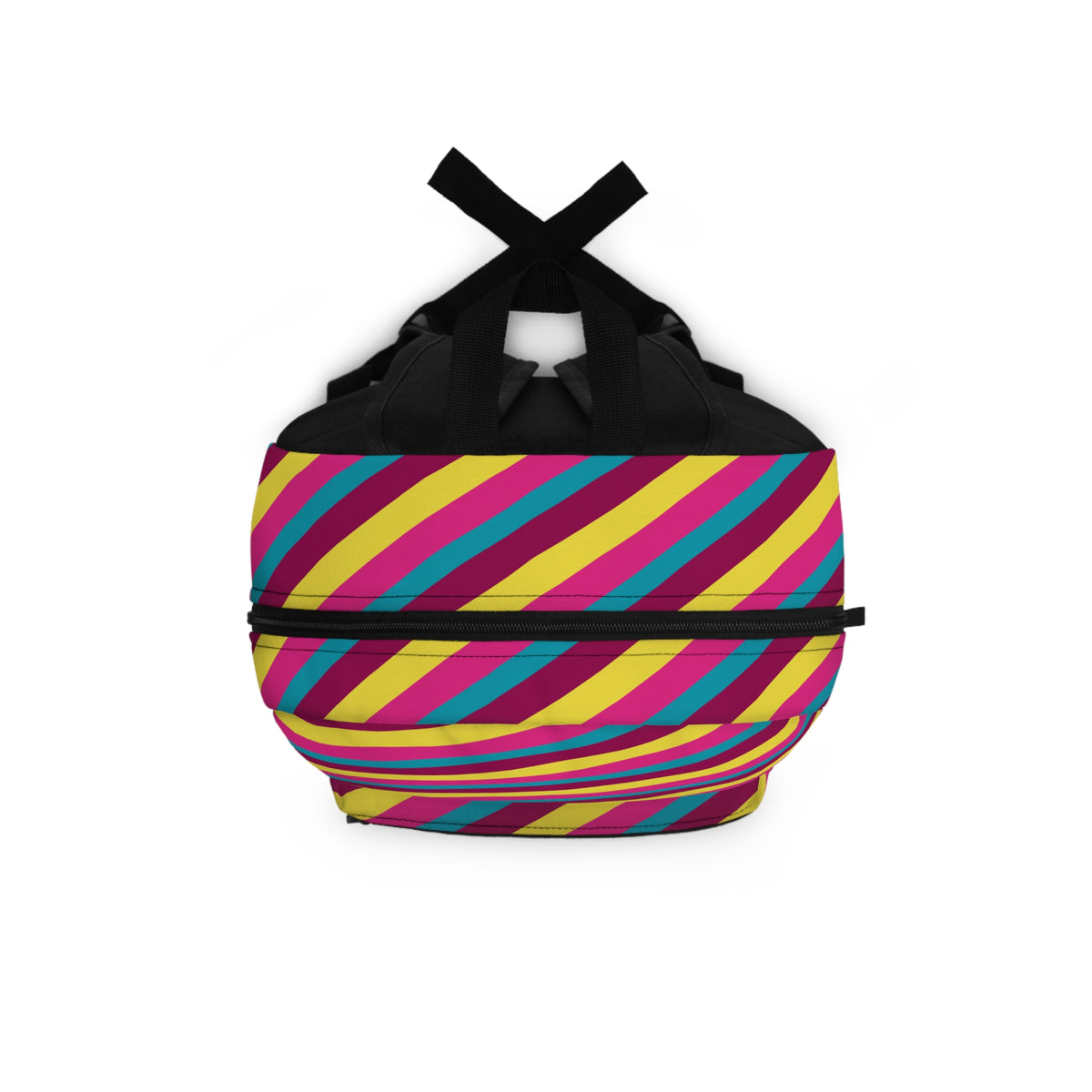 Pop Stripes Water-Resistant School Backpack