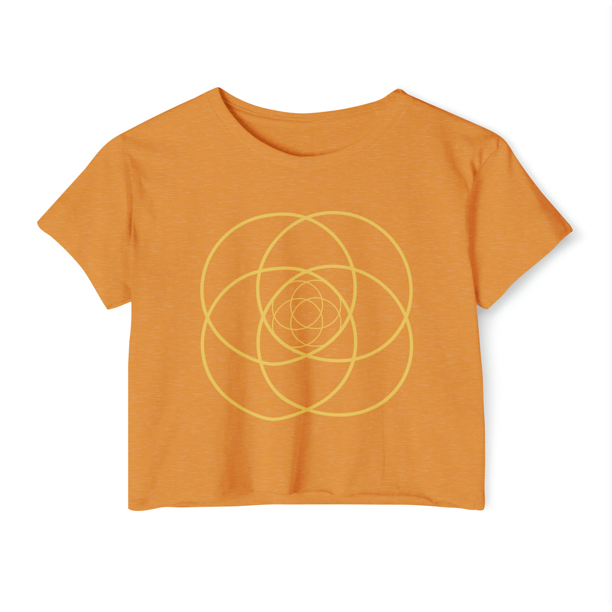 Intersecting Circles Women's Crop Top