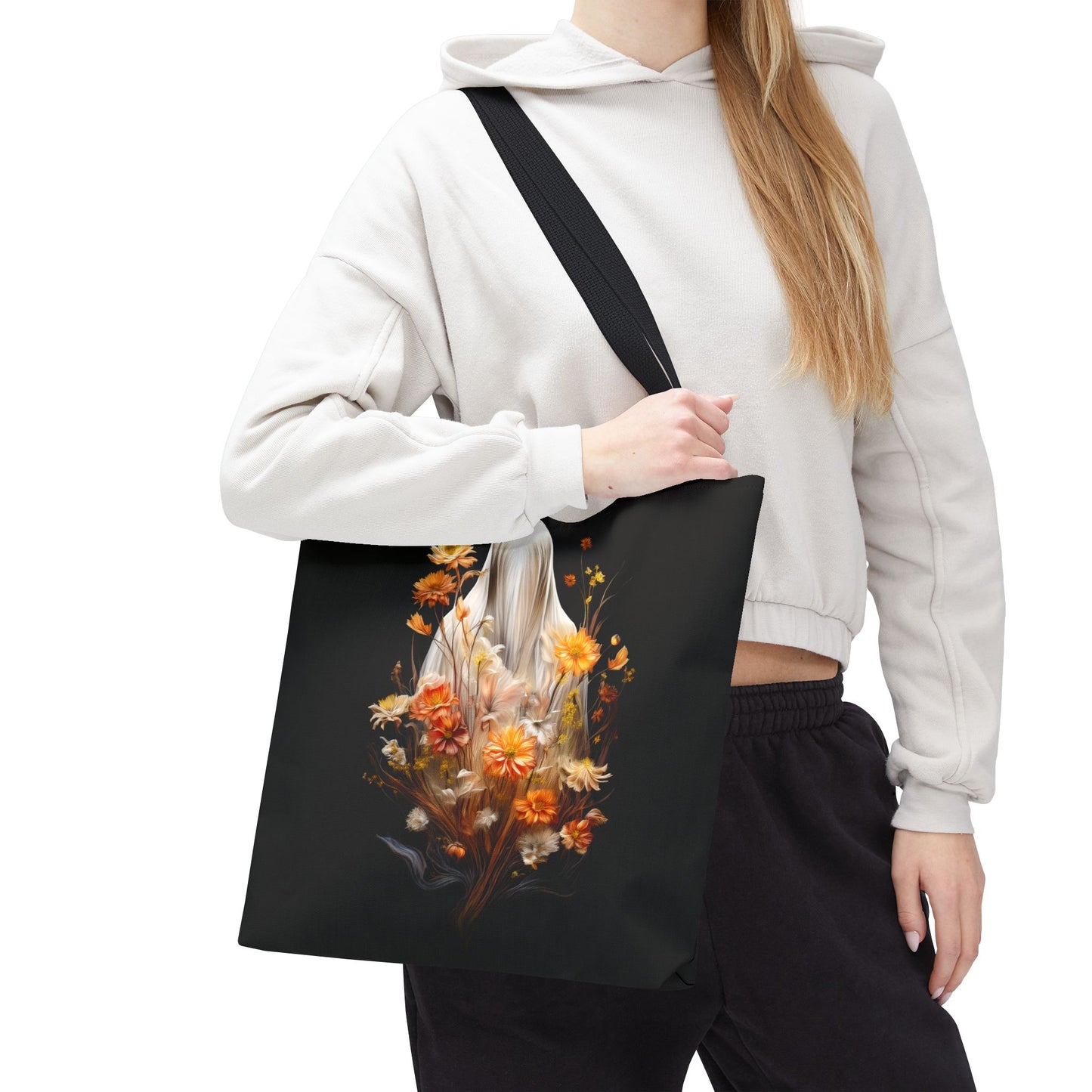 A Garden Haunting Tote Bag | Surreal Art