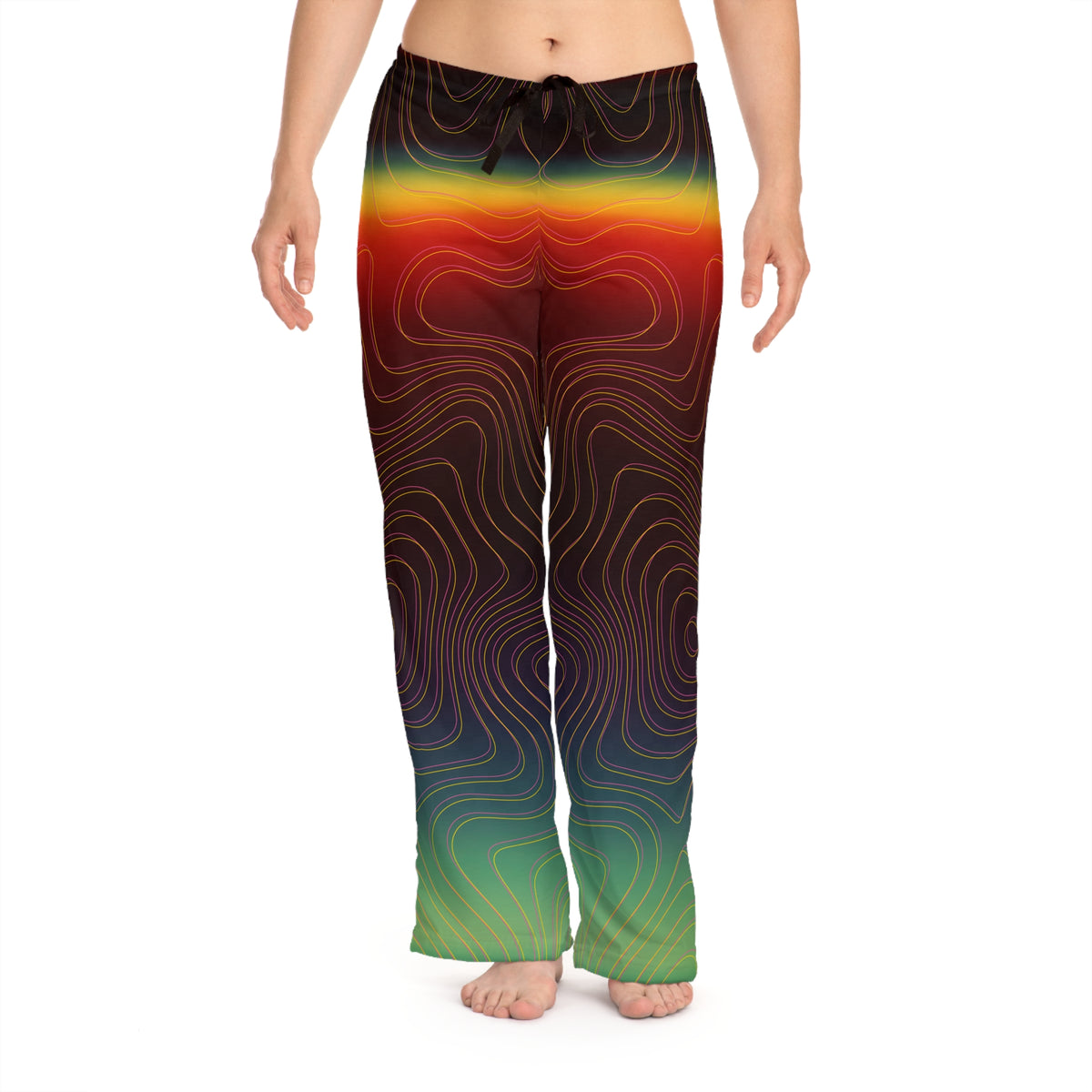 Spectral Heat Wave Women's Pajama Pants