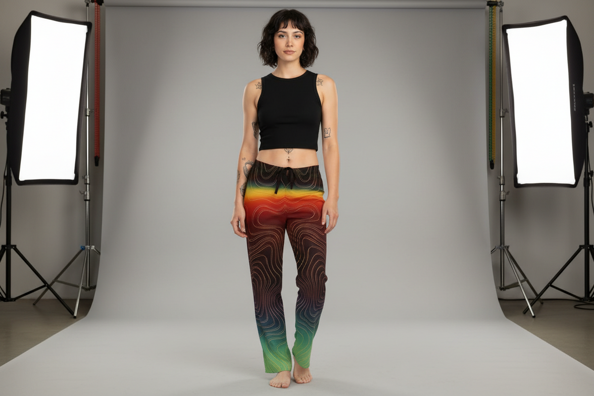 Spectral Heat Wave Women's Pajama Pants
