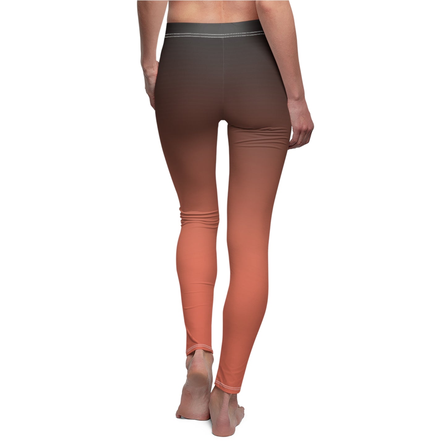 Rose Quartz Ombré Women's Extra Soft Brushed Suede Leggings