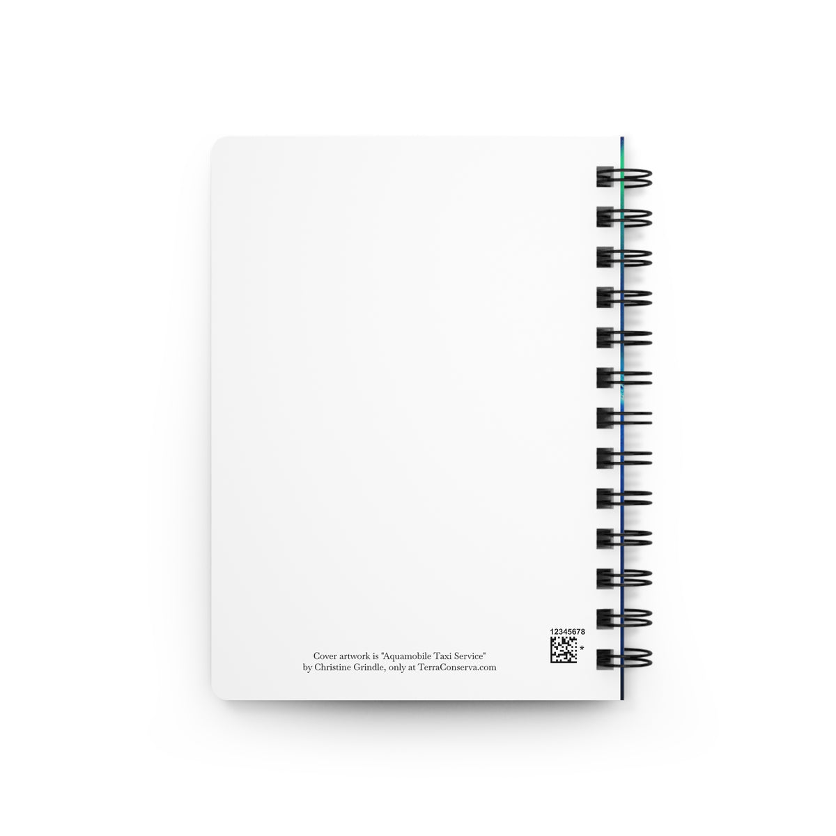 Aquamobile Taxi Service Spiral-Bound Lined Notebook
