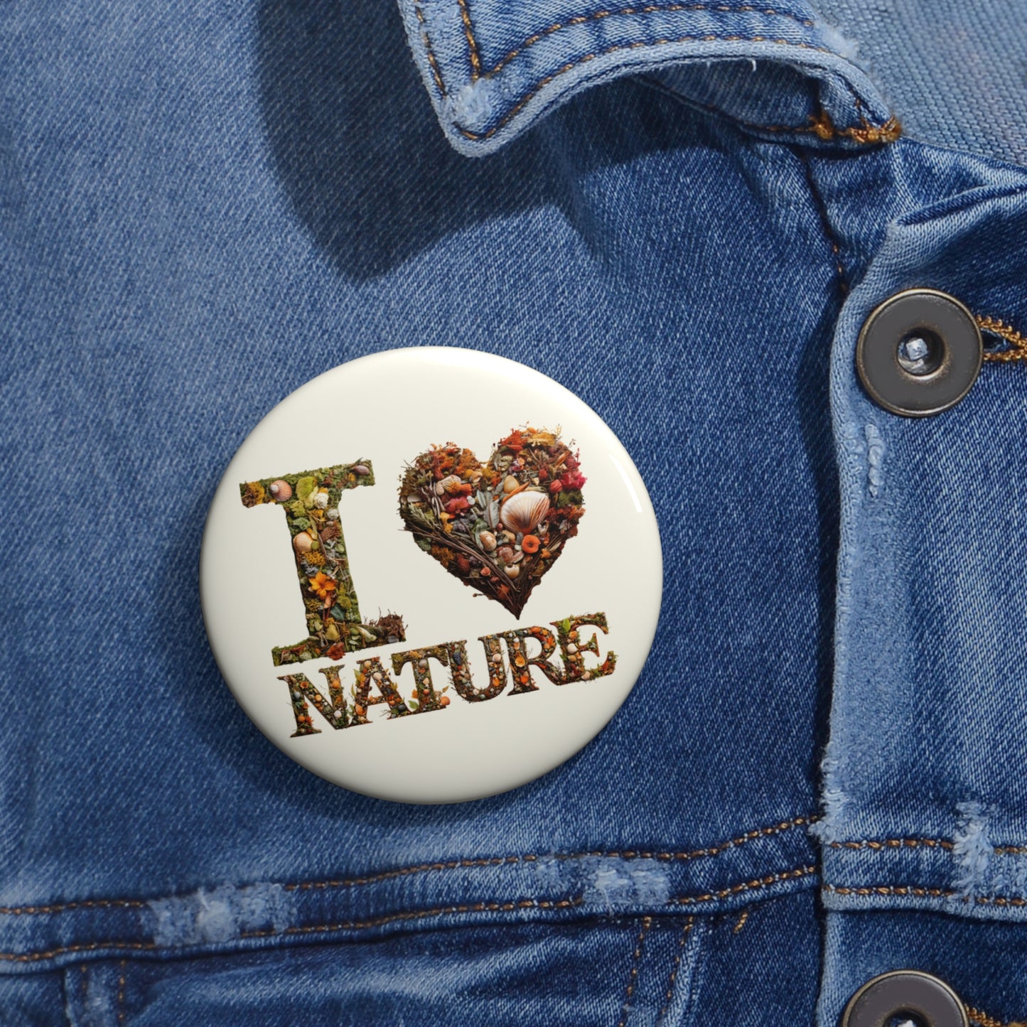 I Heart Nature Metal Pin | Made in the USA