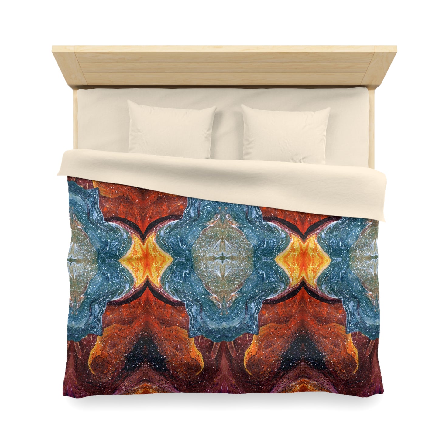 Cosmic Cell Division Woven Duvet Cover
