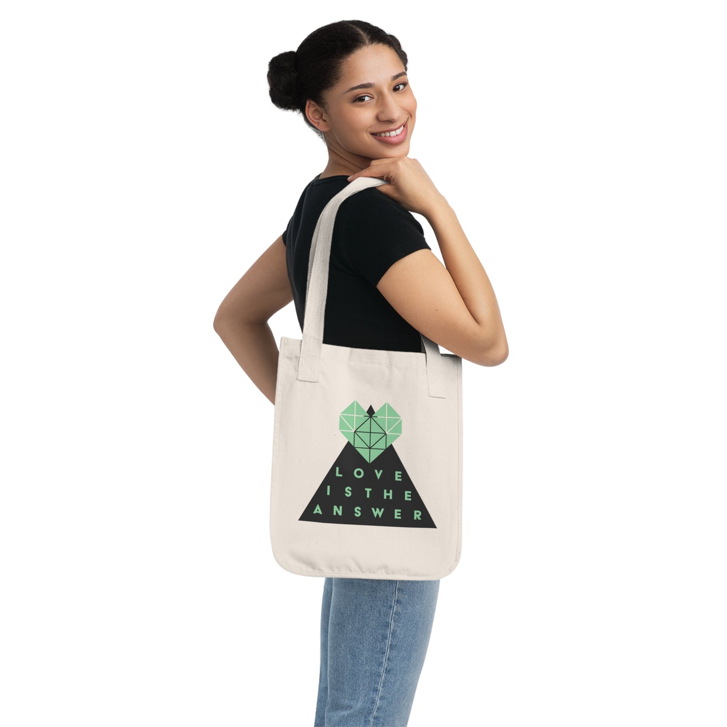 Love is the Answer 100% Cotton Tote