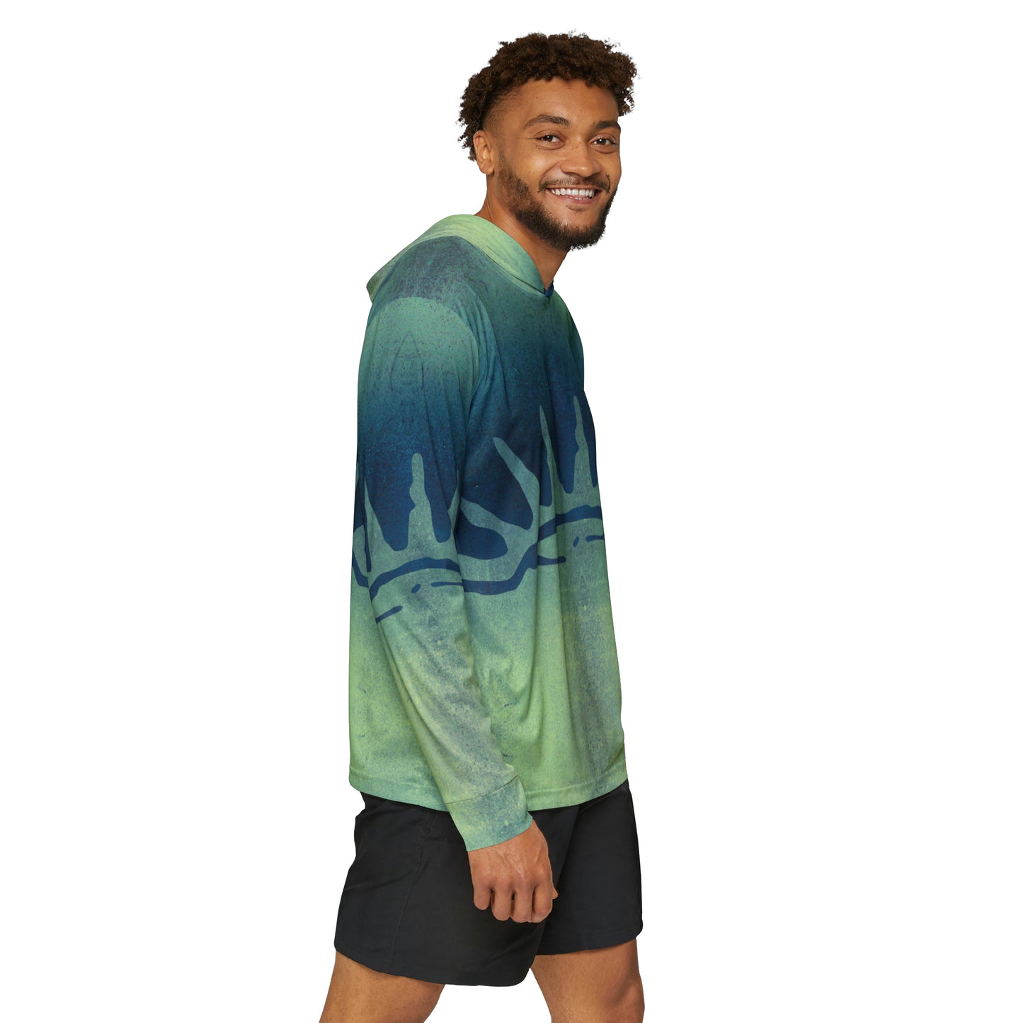 Winter Sun Vibes Men's Performance Hoodie