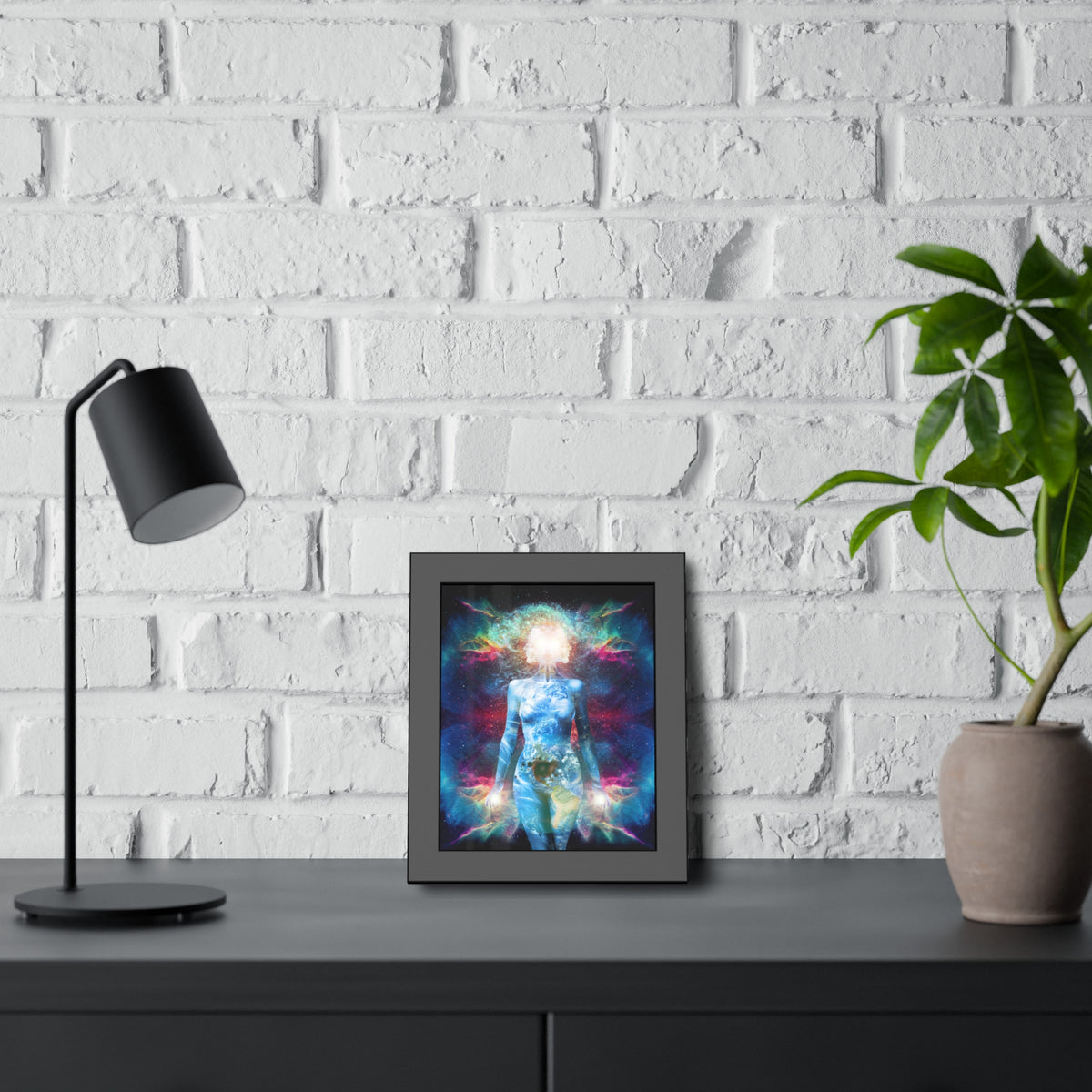 21st Century Gaia Framed Print | Surreal Art