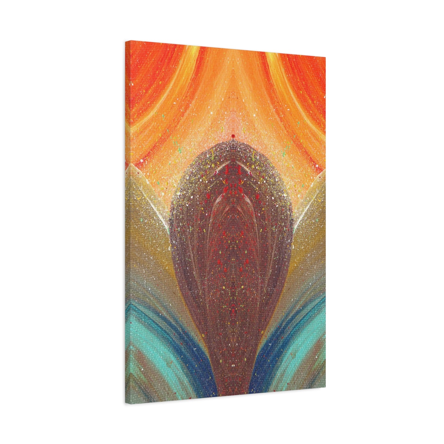 Flow of Magnetism Canvas Print | Abstract Art