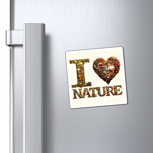 I Heart Nature 3-inch Vinyl Magnet