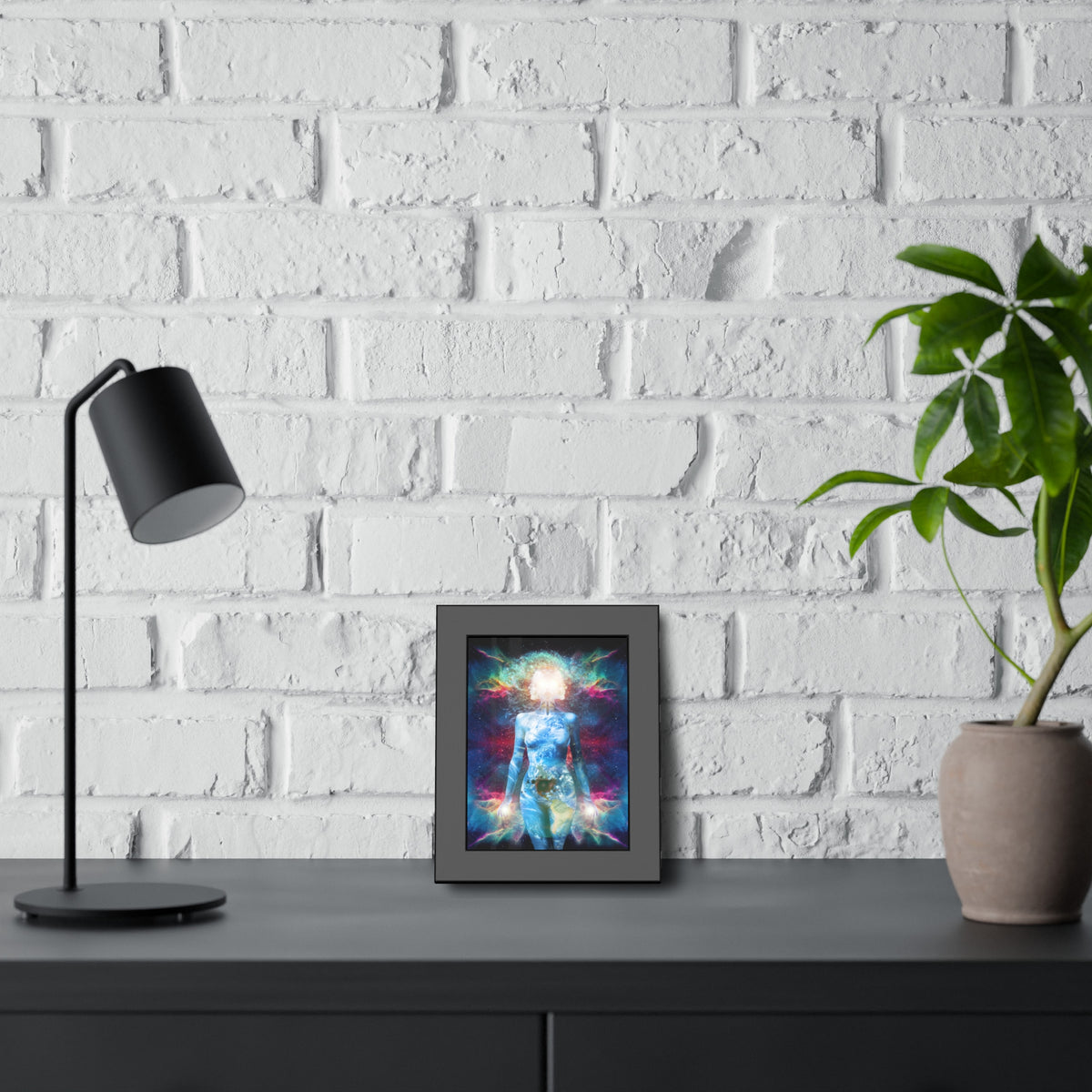 21st Century Gaia Framed Print | Surreal Art