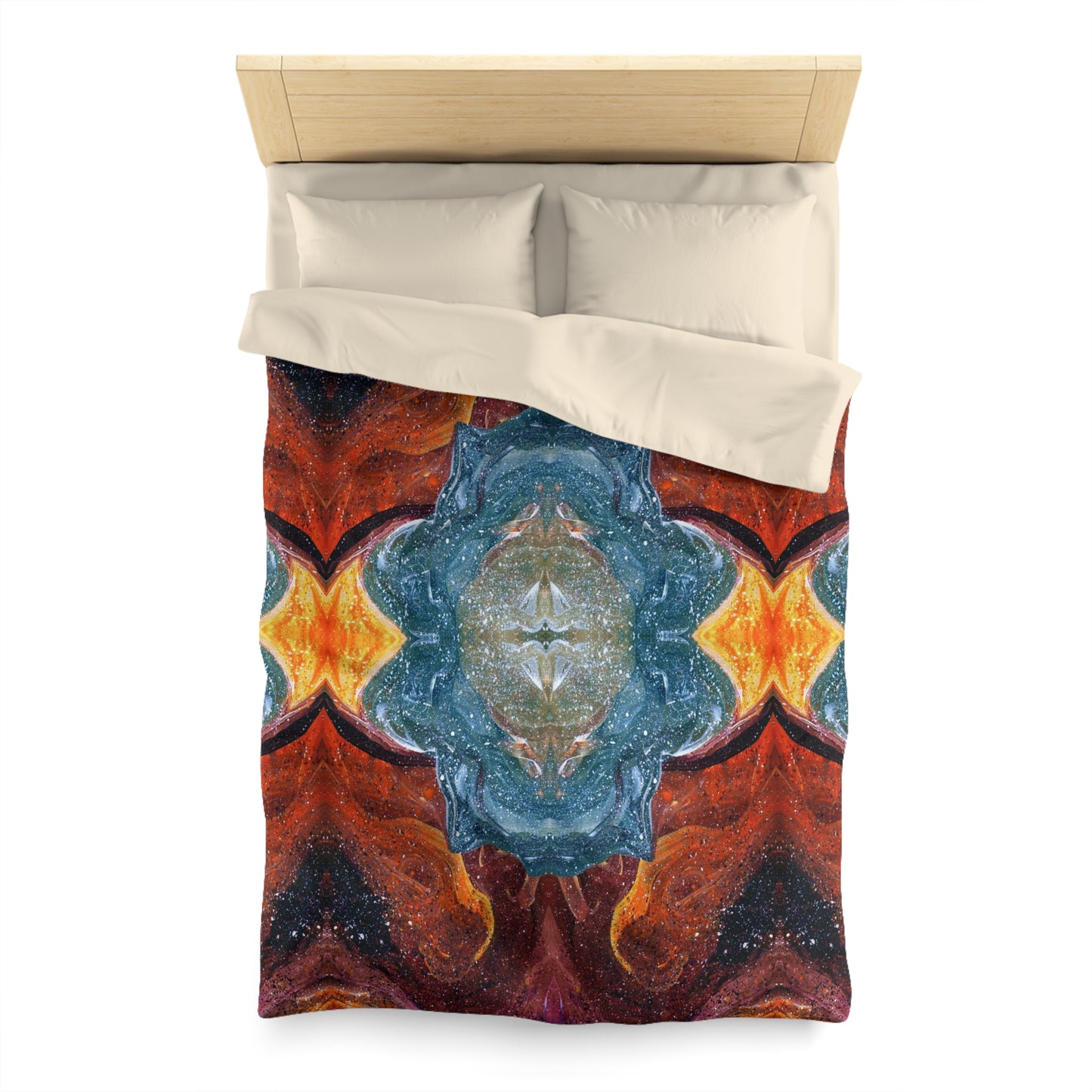 Cosmic Cell Division Woven Duvet Cover
