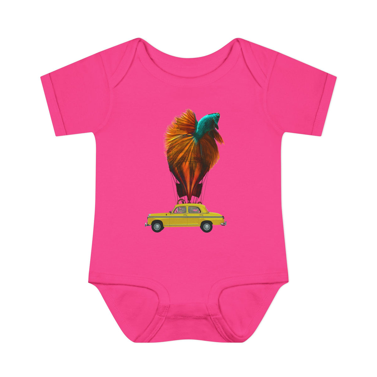Aquamobile Taxi Service 100% Cotton Baby Onesie 6M-18M (multicolors)